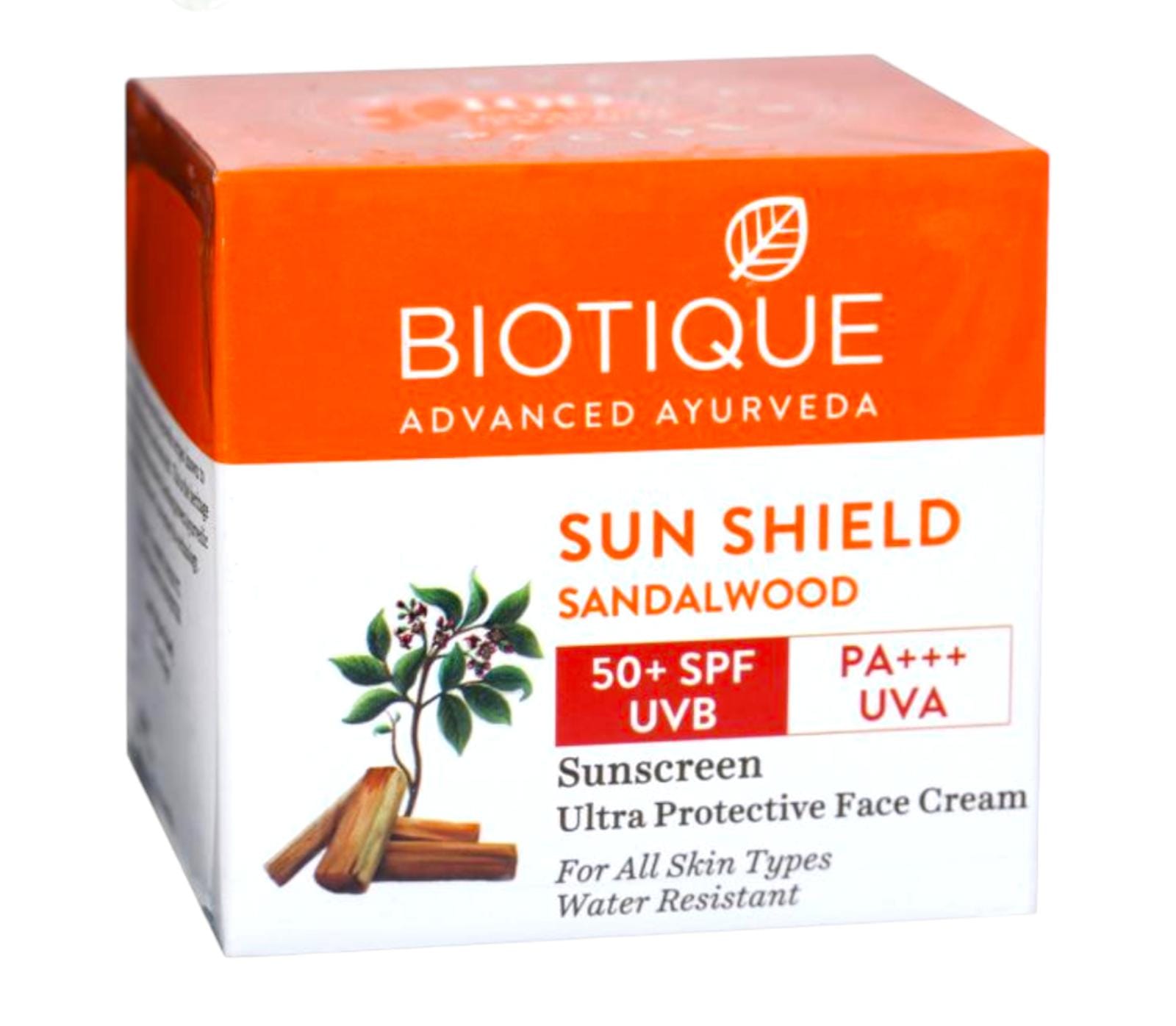 BIOTIQUE Sun Shield Sandalwood Cream